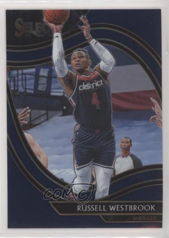 2020-21 Panini Select Courtside Retail Blue Russell Westbrook #226 in5