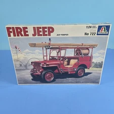 Italeri Fire Jeep Sealed #722 1/24