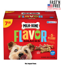 Milk Bone Flavor Snacks Small Dog Biscuits, Flavored Crunchy Dog Treats, 7 lb.