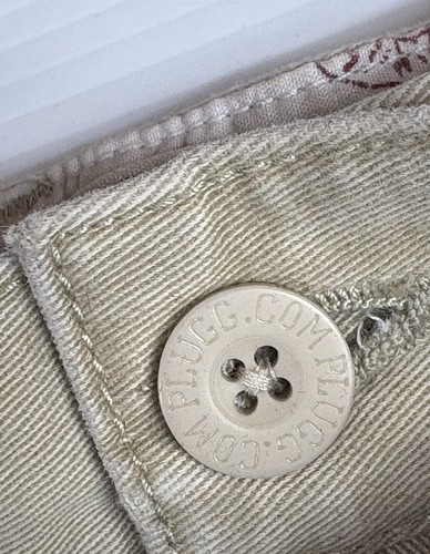 NWT Plugg Cargo Pants Men’s 34x32 Tan Vintage Y2K Skater Punk Baggy Wide Leg, $39.95 - Photo 10