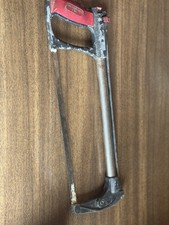 Vintage Stanley Hacksaw Frame with Blade – Heavy Duty, Made in USA, 12”