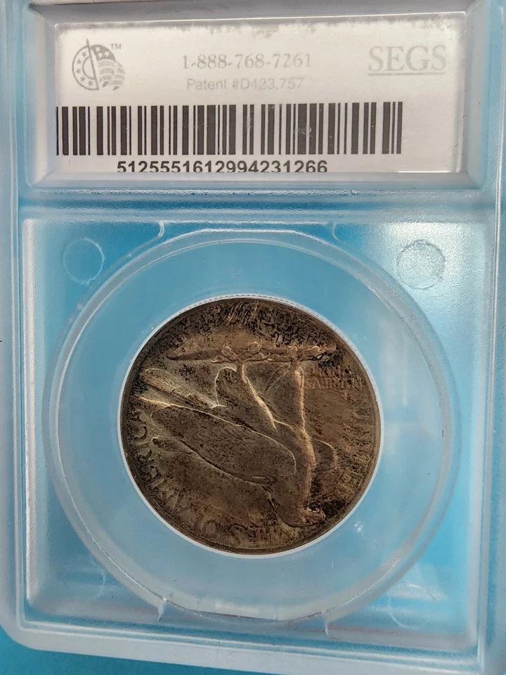 1935 Connecticut Commemorative Half Dollar SEGS  - Image 3 of 4