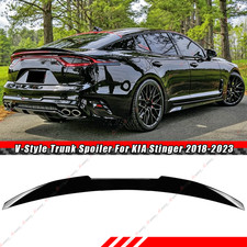 For Kia Stinger 2018-2023 Glossy Black Rear Trunk Lip Spoiler Roof Tail Wing