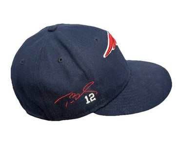 Patriots New England Tom Brady New Era 59Fifty 5950 Fitted Hat Size 7 1/8 #12