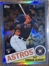 Topps Update 2020 Silver Pack 1985 Chrome Yordan Alvarez Rookie #CPC-1 Astros
