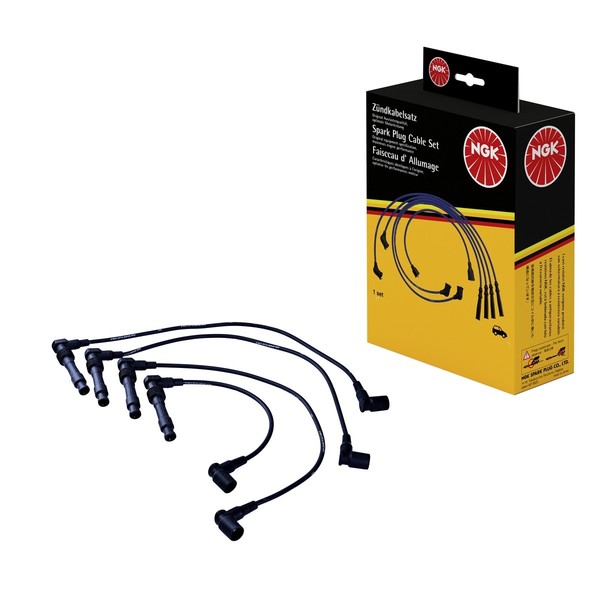 ZüNdleitungssatz 4 Kabel Schwarz Ngk Aftermarket-Expertise FüR U.A. Opel Astra-image