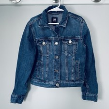 GAP Kids Denim Jacket   Size Medium 8/9   Classic Blue Jean Jacket