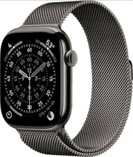 Apple Watch Series 11 Cellular 46mm Titanium Case Milanese Loop