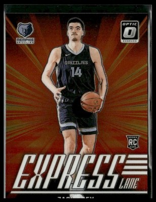2024-25 Donruss Optic #10 Zach Edey Express Lane