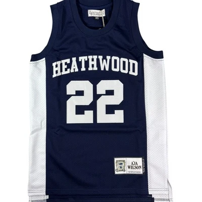 Authentic Classics A'ja Wilson Heathwood High School Jersey Navy Blue XS New - Image 1 of 4