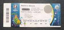TICKET UEFA Euro 2016 Russia Russland - Slovakia Slowakei Match 13 # 437
