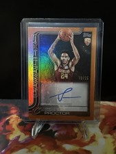 2025-26 Topps Basketball Tyrese proctor On Card Orange Holo 10/25 RC Cavaliers