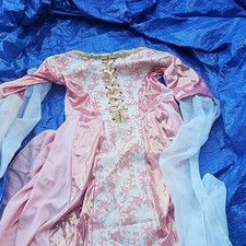 Spirit Halloween Girls Princess Costume Dress Pink/White Child 4-6 SKU 01226356
