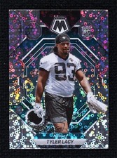 2023 Panini Mosaic Rookies No Huddle Silver Mosaic Prizm Tyler Lacy #370 9su