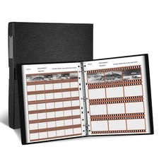 Feifeiya Film Negative Storage Box Set Acid 12.8 x 1.9 x 11.3 inches, Black