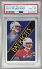 64038824 Tom Brady Dave Stachelski 2000 Fleer Tradition #352 Rookie RC PSA 8