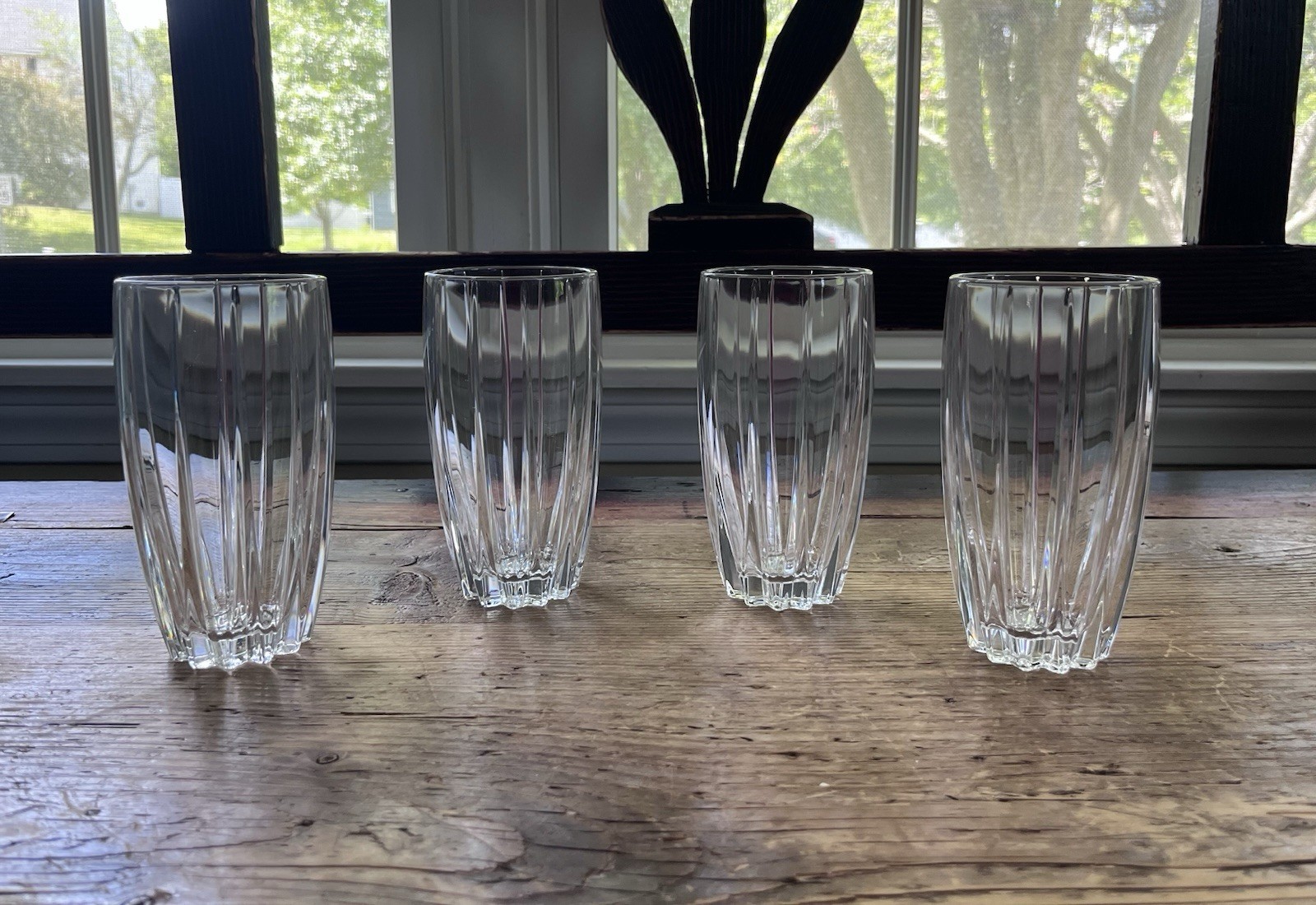Marquis By Waterford Crystal Omega Pattern Highball Glass Set Of 4