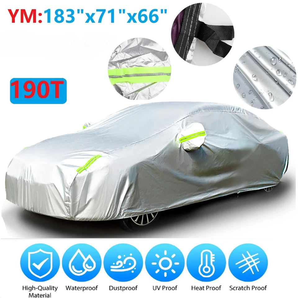 For Honda Element Car Cover Outdoor Snow Frost Dust Sun All Weather Protection - Image 2 of 4