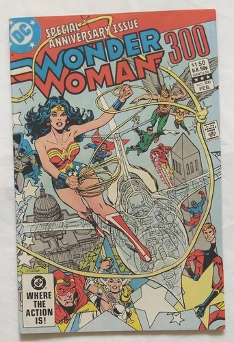 Wonder Woman #300 1983 Vintage DC Comic First Lyta Trevor Bronze Age