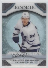 2021-22 Artifacts 2020-21 Update Clear Cut Rookies Alexander Barabanov #207 0x7e
