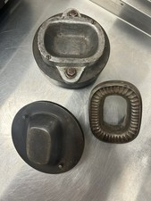 John Hunt Little Champion pie press / Oval individual Pie die set / used
