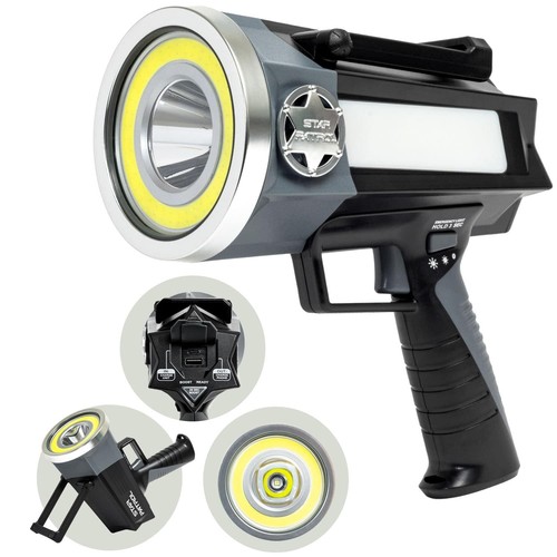Star Patrol Platinum Mega-Bright Rechargeable Spotlight, AS-SEEN-ON