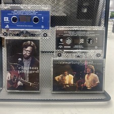 ERIC CLAPTON/ Rod Stewart CASSETTE TAPE - UNPLUGGED Lot