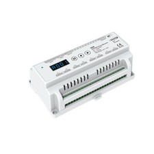 8CH DALI DMX 512 Relay Unit DIN Rail DMX-RDM 16A Dry Contact for LED strip light