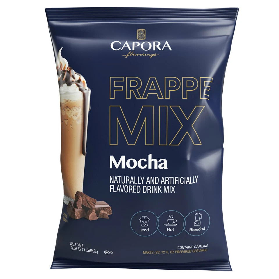 Capora 3,5 lb. Latte / Frappe Mix 5/Estuche (todo un sabor o mezcla y combina a continuación) Foto 3 de 4