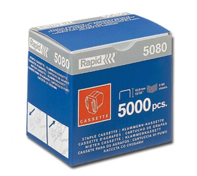 Rapid 5080E Heftklammern Kassette für Elektrohefter | 5.000 Stück