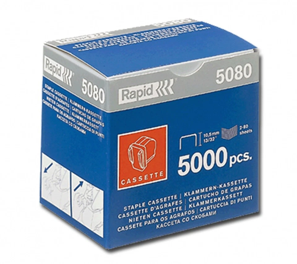 SWINGLINE Rapid 5080E Heftklammern Kassette für Elektrohefter | 5.000 Stück