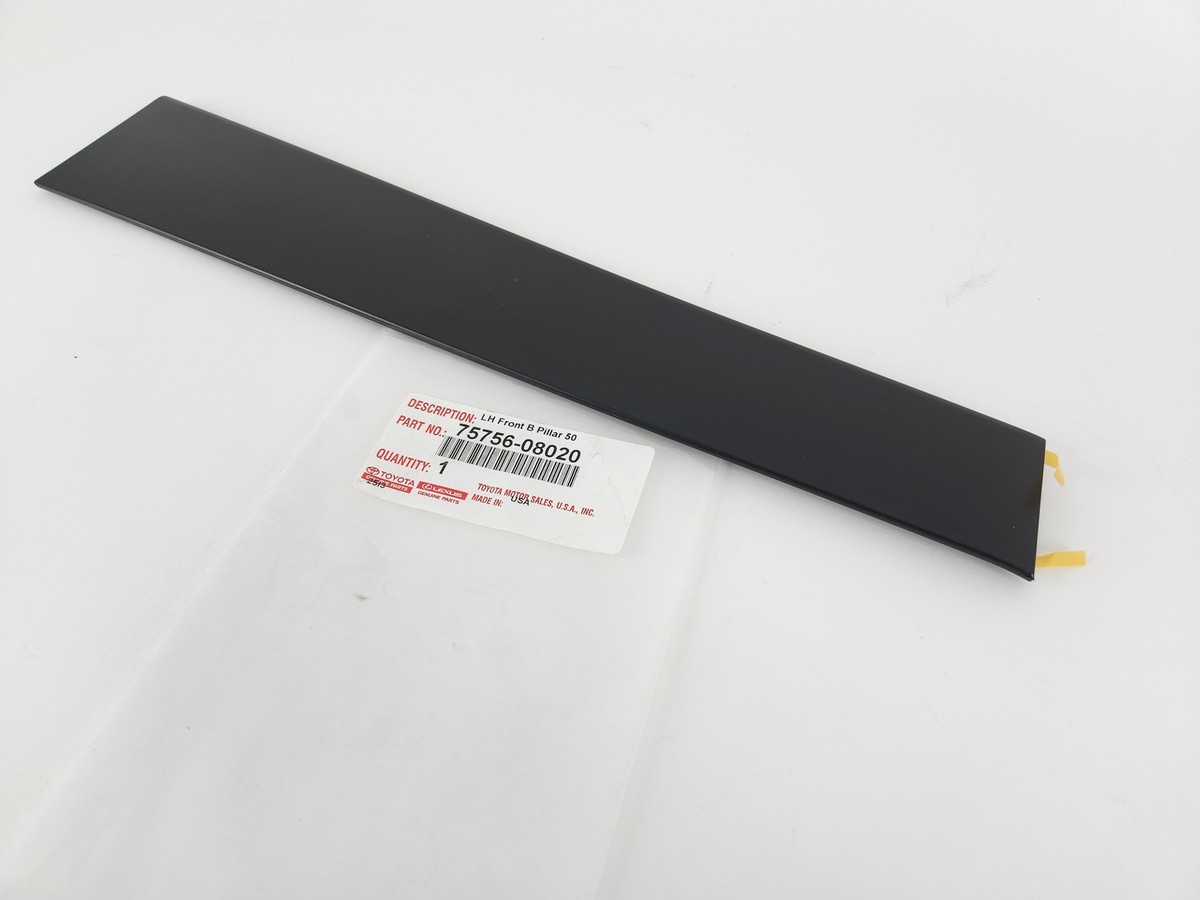 Genuine OEM Toyota 75756-08020 Driver LH Front Door B-Pillar Trim