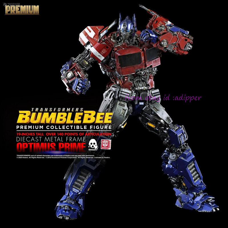 Perfect Threezero Premium Bumblebee Optimus Prime 19in Action