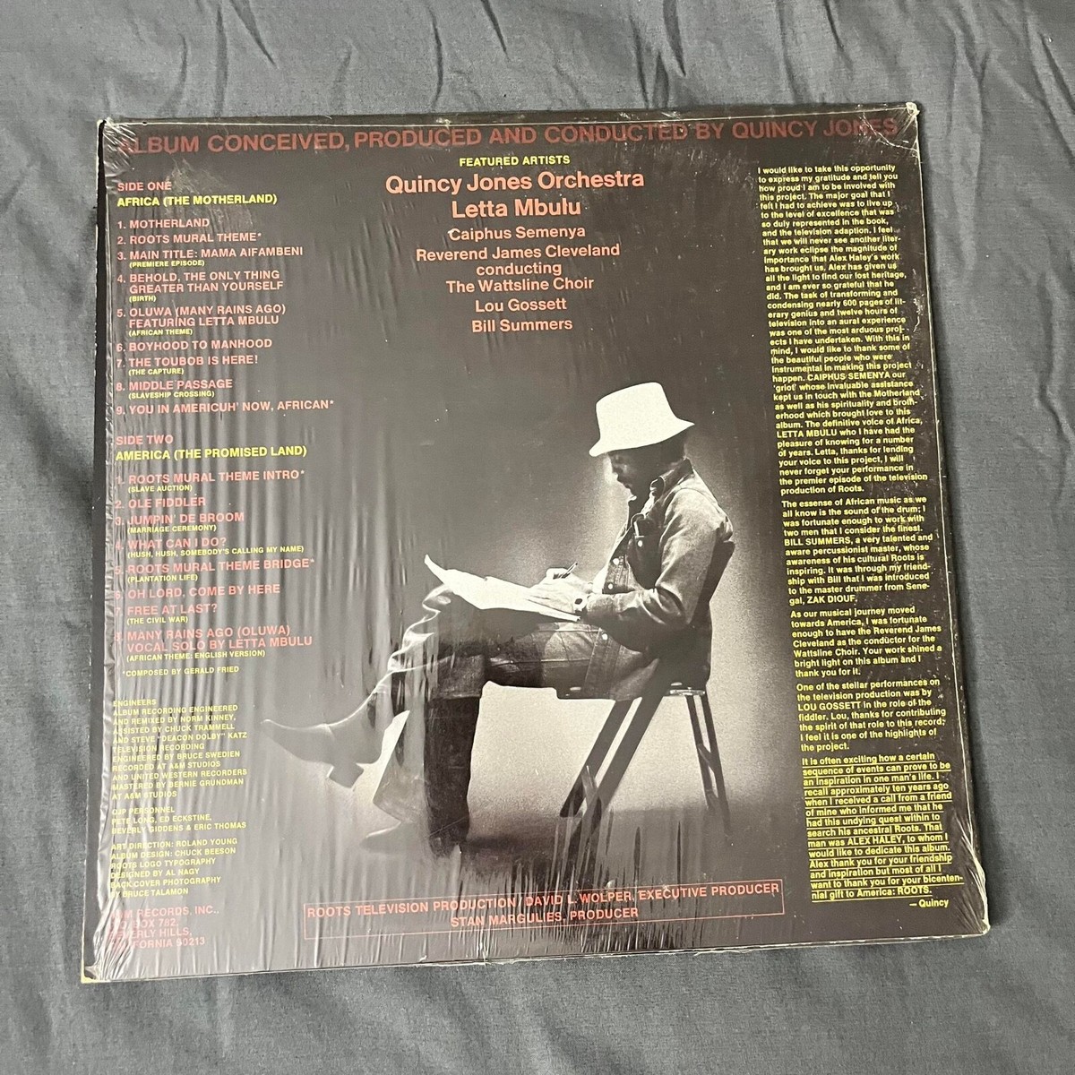 Vinyl, Record, LP, Album, Quincy Jones, Roots, 1977, SP 4626