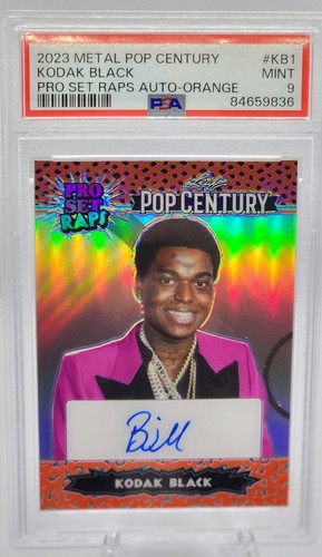 2023 Leaf Metal Pop Century Kodak Black Pro Set Raps Orange *1/5* #PSR-KB1 Auto
