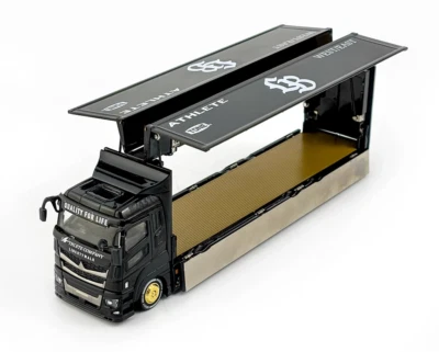 希少！LBWK 1/64 LB Trucks FUSO Black 1/64 GCD Liberty Walk LB-Trucks Mitsubishi Fuso Super Great