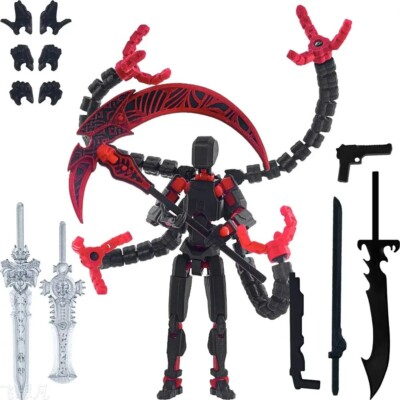 3D-gedruckte Titan Roboter mobile Puppe Spider Man Oktopus T13 Actionfigur Spielzeug UK