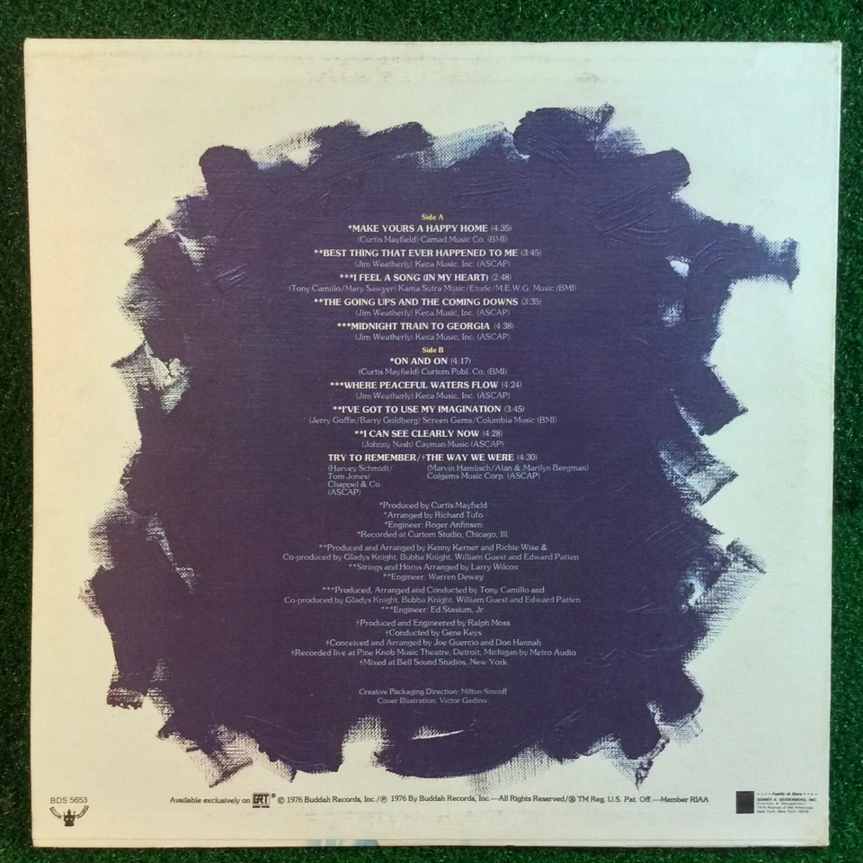 The Best of Gladys Knight & The Pips 1976 Original Album Buddah Records BDS 5653 - Image 3 of 4