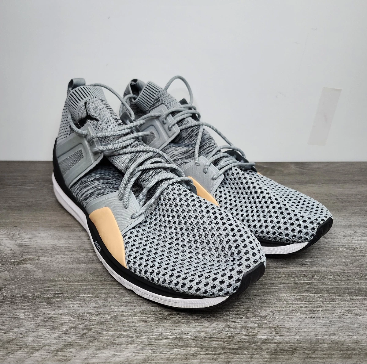 Puma Blaze Of Glory Limitless Hi evoKNIT Lace Up Mens Trainers 363134 SIZE 12