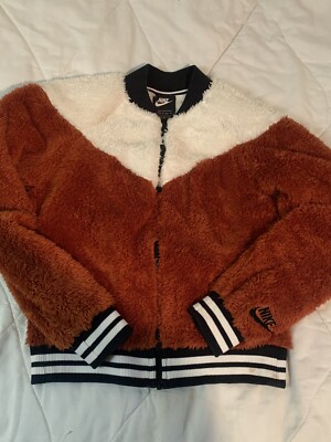 Nike Women's Sherpa Bomber Jacket Size XS