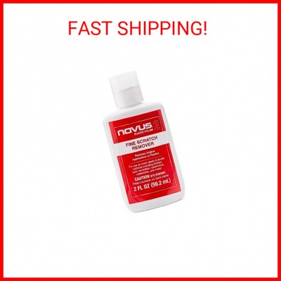 NOVUS Scratch Remover #2, 2 Ounce for Plastic - Fine Scratches and Abrasions Rem