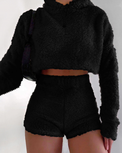 Womens Shorts Set Tracksuit Loungewear 