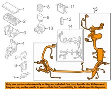 FORD OEM 12-14 Edge Electrical Fuse Relay-Wire Harness CT4Z14290CH