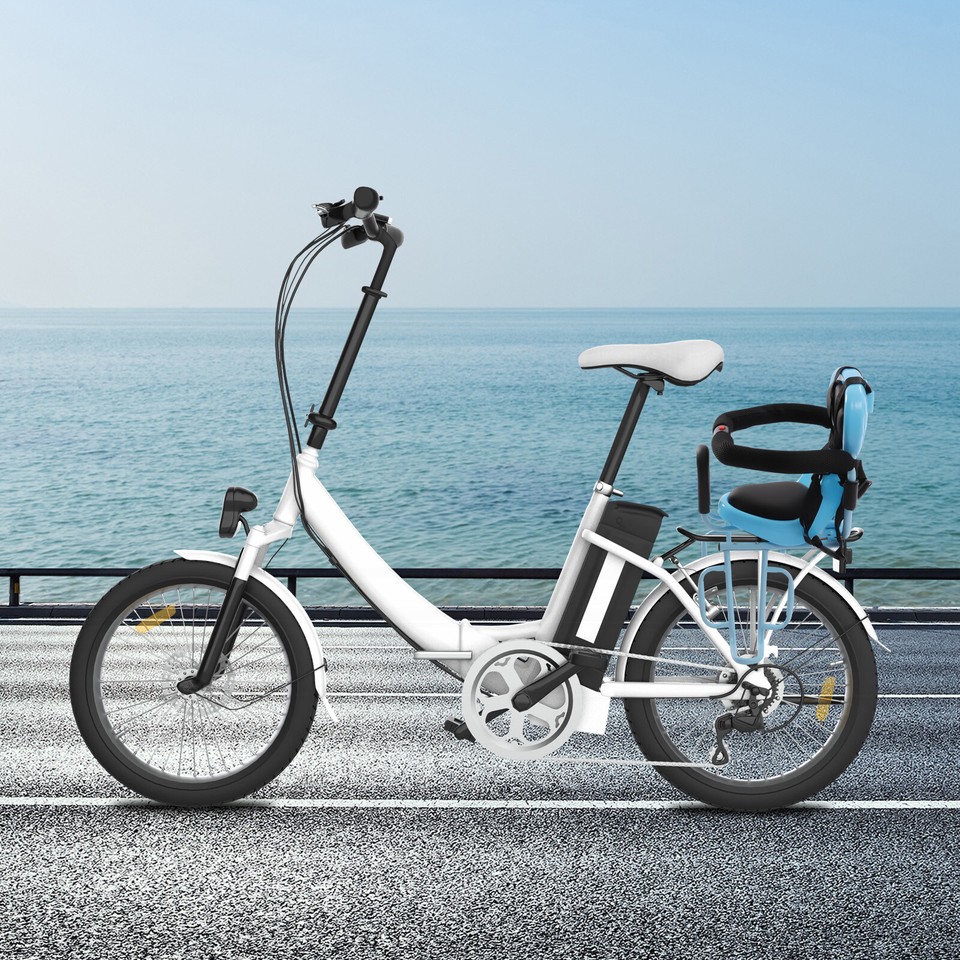 ROGONPDK Kinderfahrradsitz Hinten - Sicherer Rücksitz Für Kinder Von 6 Monaten Bis 6 Jahren