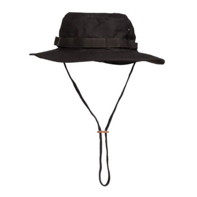 MIL-TEC Cotton Ripstop Black Boonie Hat (12325002) | eBay