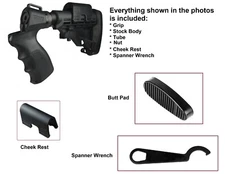 Mossberg 500 Maverick 88 12 GA/20GA Stock Grip With Cheek Rest + Pad + Wrench