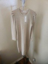 Harper Light Sweater Dress Long Sleeve Pullover Brand New With Tags