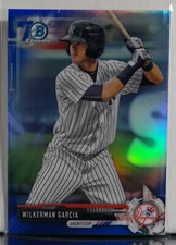 2017 Bowman Chrome Wilkerman Garcia Blue 70th Refractor (JT)