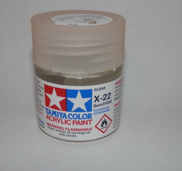 Tamiya 81022 X22 Gloss Clear Acrylic Paint 23ml for sale online eBay