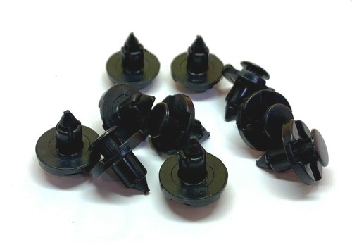 🚗 10pc 8mm Bumper Clips GRC-47 Plastic Fastener Mud Flaps Fender Push - Picture 11 of 11